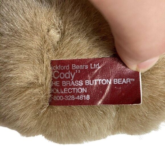 Pickford Bears Brass Button Collection “Cody” Bear Of Friendship & Good Fortune - Picture 6 of 8